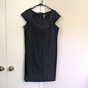 Black sheath dress